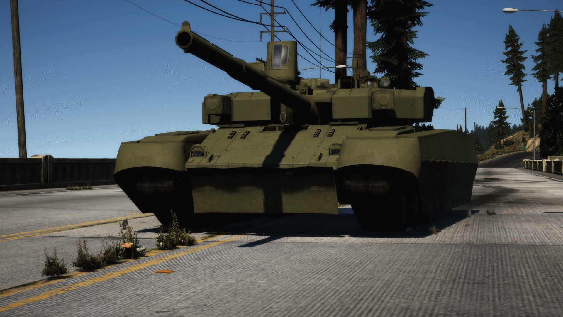 Tanques t-90 para GTA San Andreas