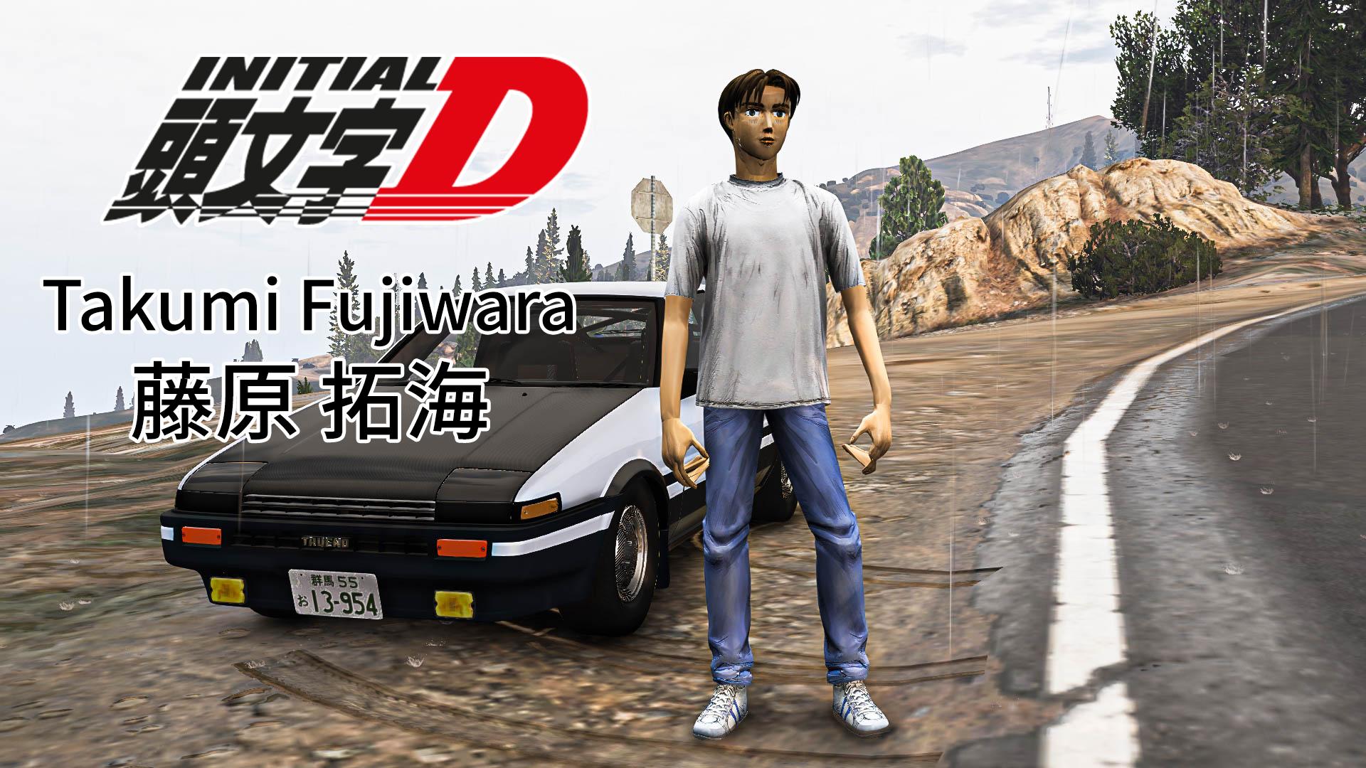 Takumi Fujiwara 藤原 拓海 from Initial D [Add-On Ped] - GTA5-Mods.com