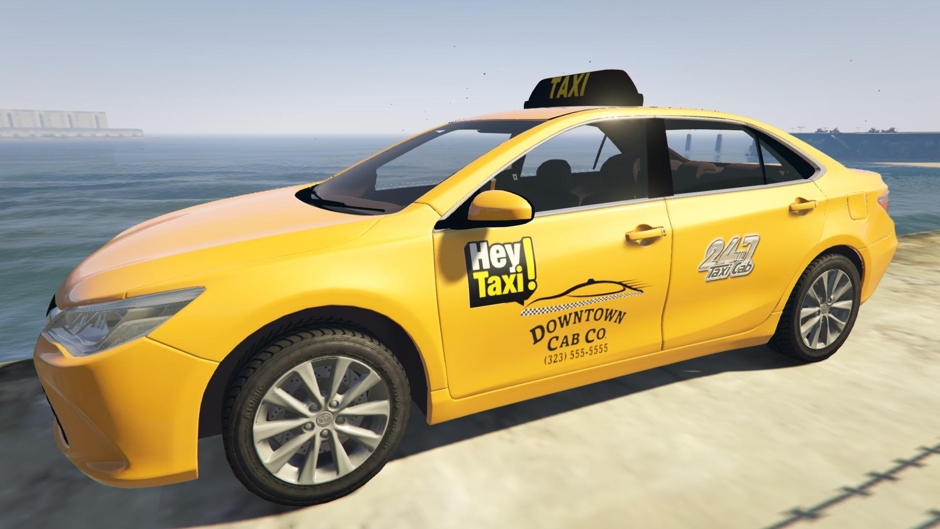 Taxi Toyota Camry - Downtown Cab - GTA5-Mods.com