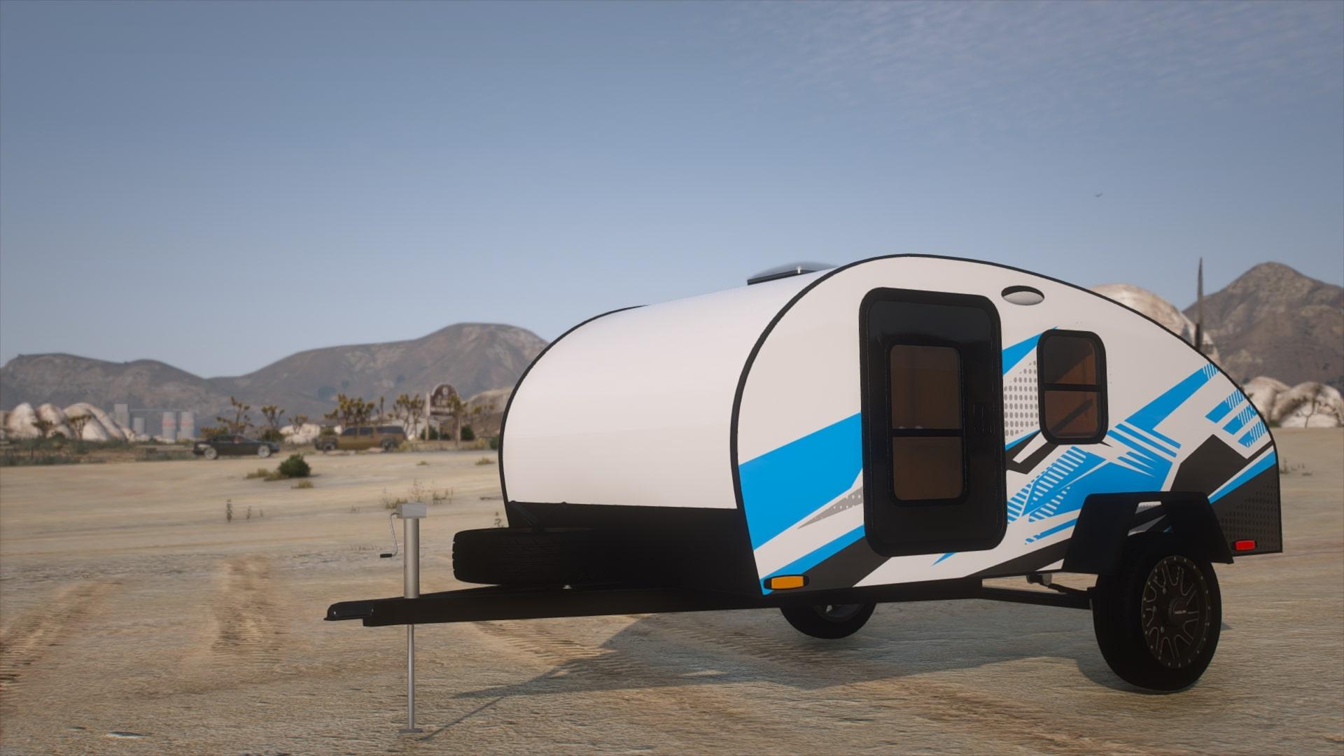 Teardrop Camper Trailer [Add-On / Fivem | Template | Extras ] - GTA5 -Mods.com