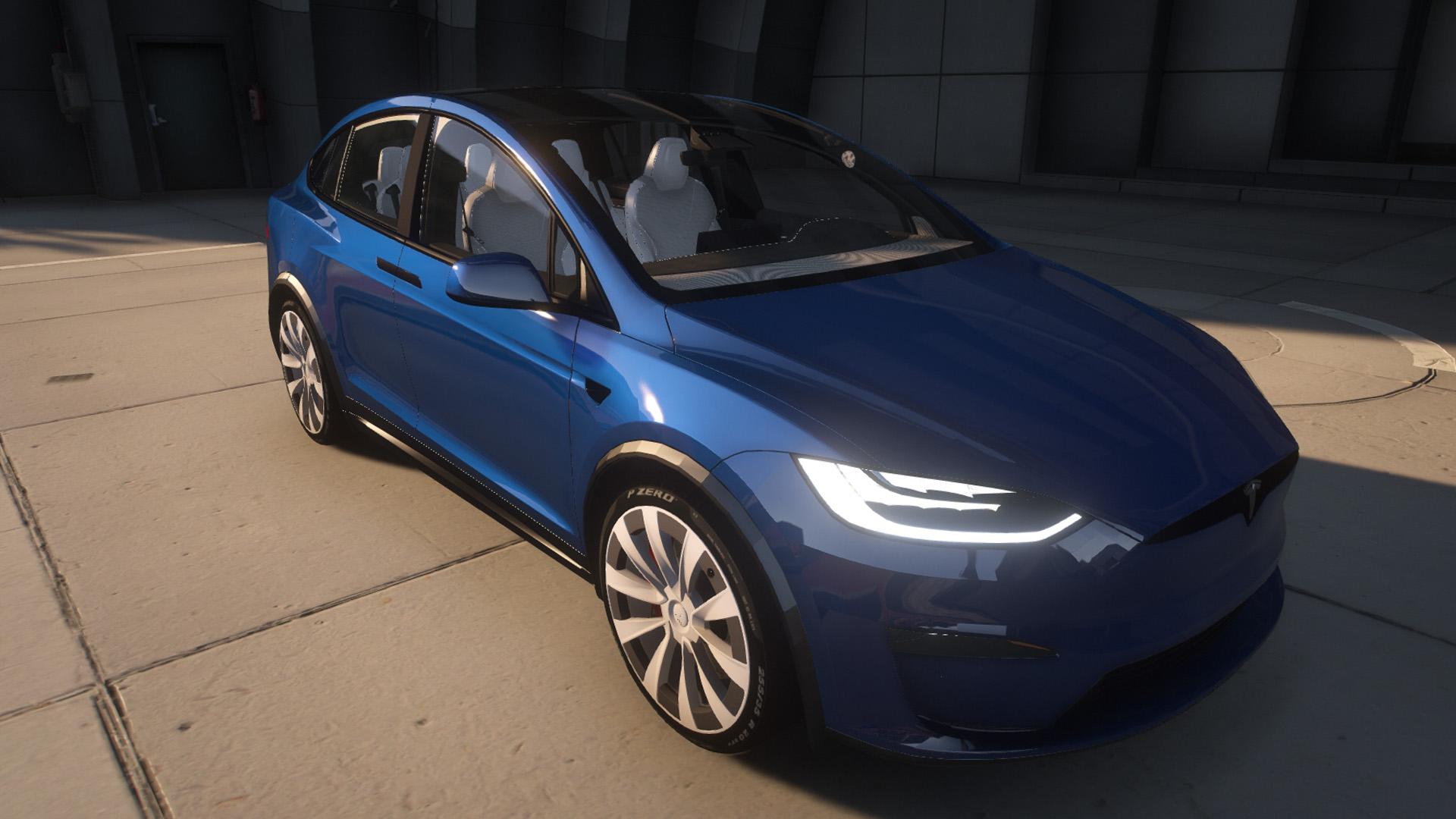 gta 5 tesla model x plaid mod