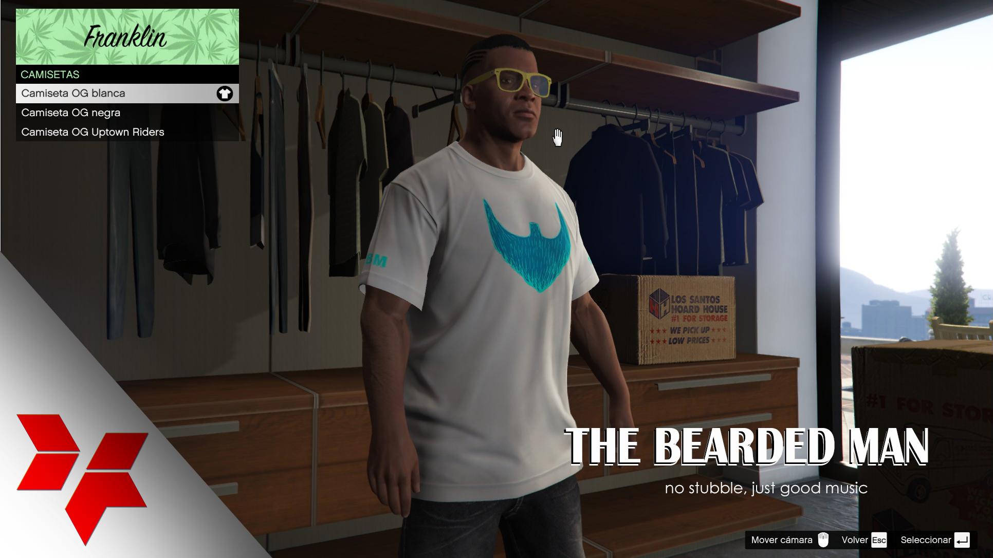 The Bearded Man Shirt TBM GTA5 Mods