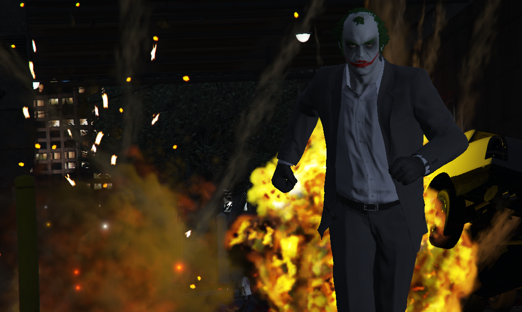 u how screenshot do The Inspired)  Series Joker  GTA5 (Arkham Mods.com