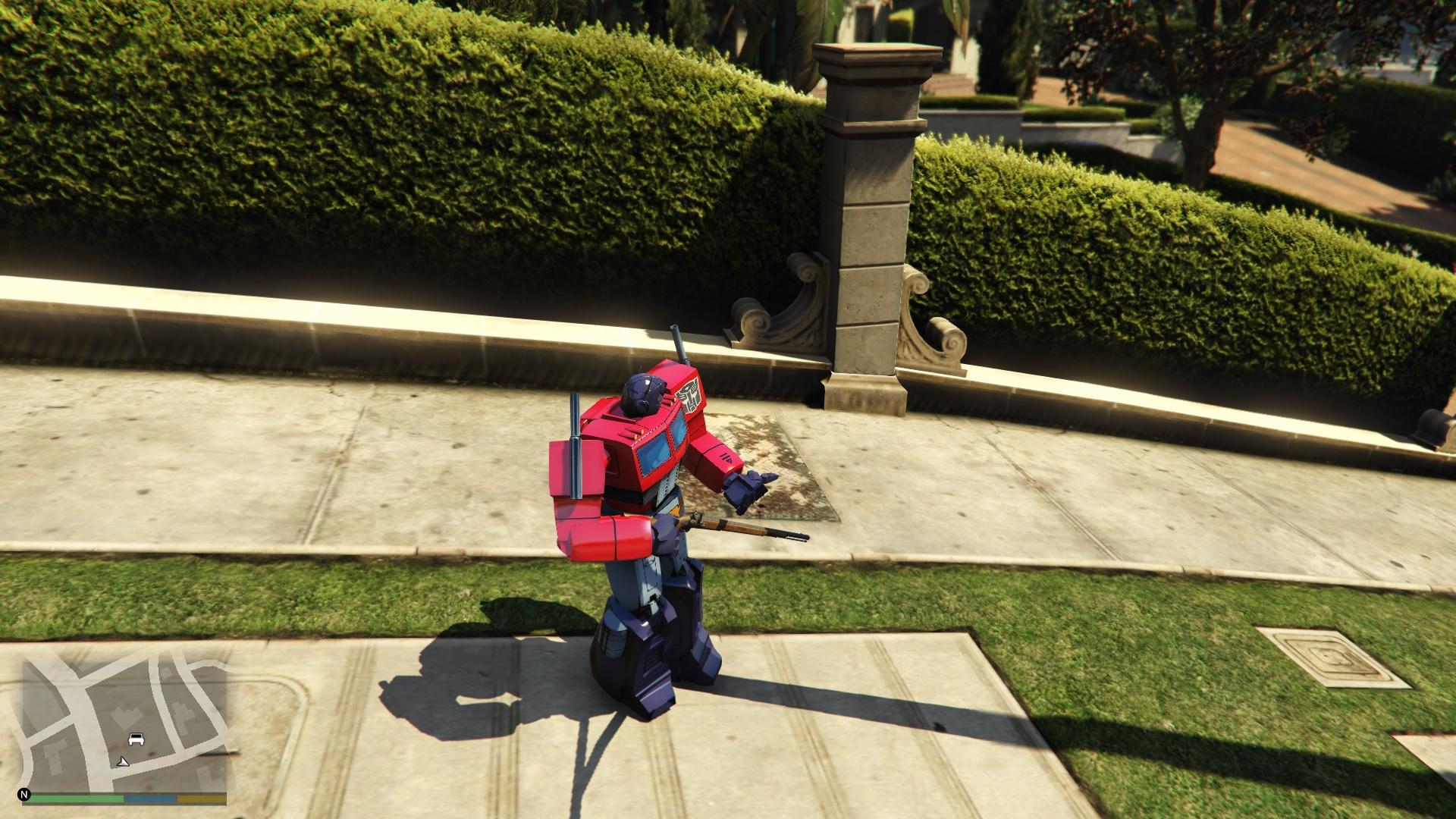 Optimus prime gta 5 mods фото 19