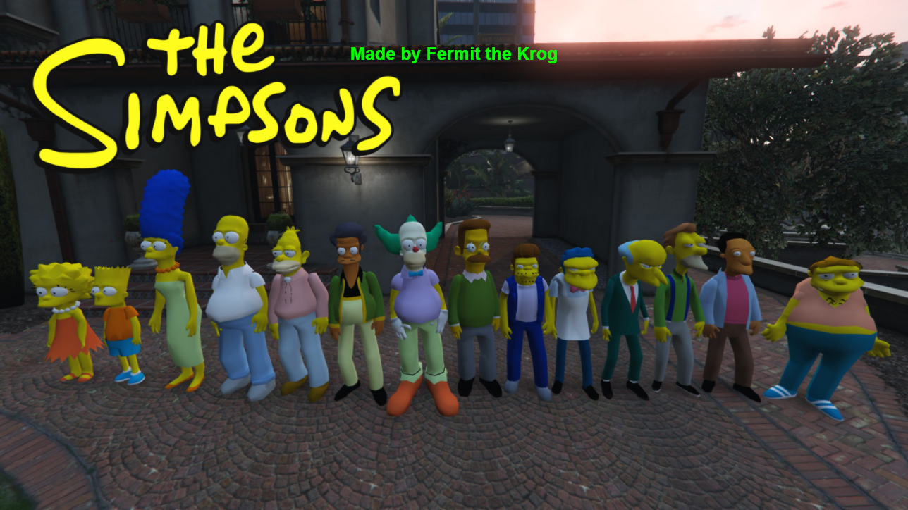 The Simpsons Pack [Add-On Ped] - GTA5-Mods.com