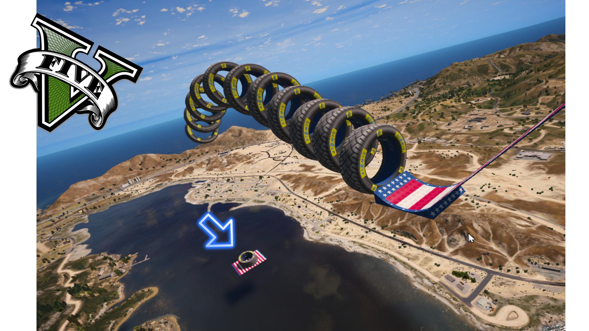 Mega ramp gta 5 mod фото 74