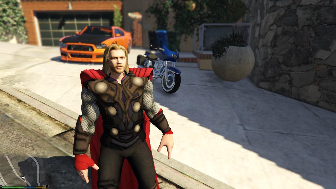 Thor gta 5 skin фото 4