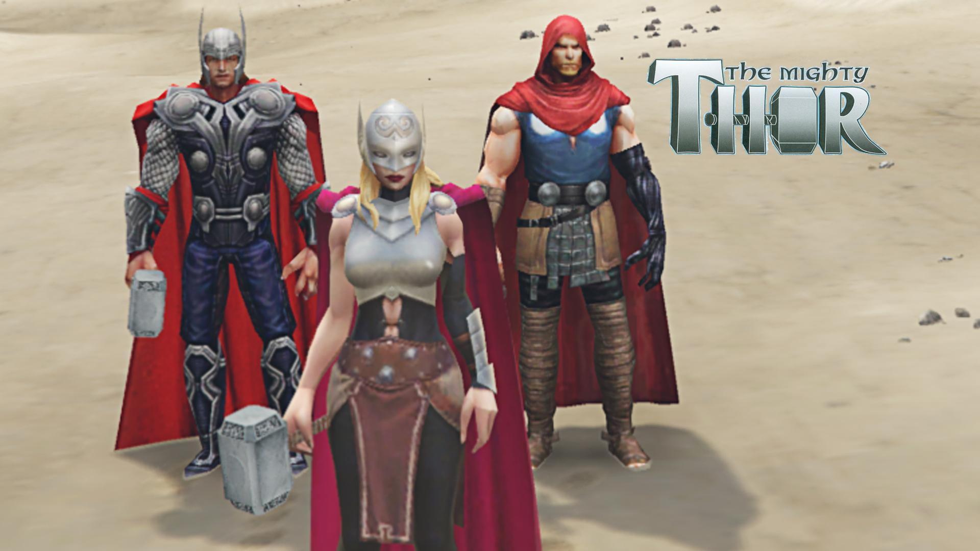 Thor Pack (Marvel Future Fight) + New voice [ADD-ON] - GTA5-Mods.com