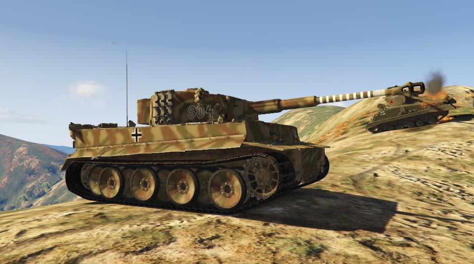 Tiger Ausf. H № S04 Michael Wittmann Skin - GTA5-Mods.com