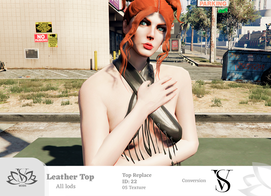 Leather Top For Mp Female Gta5