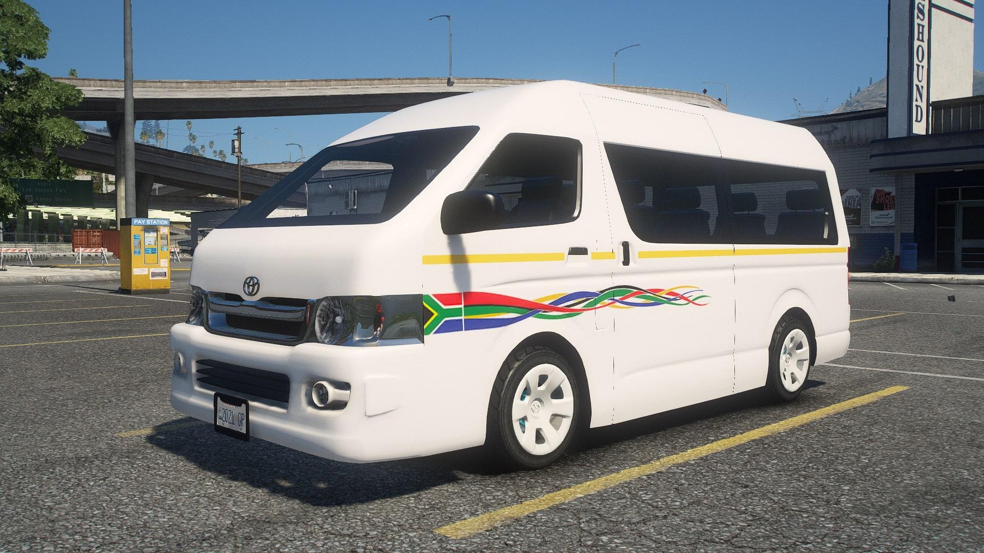Toyota HiAce Sesfikile Livery South African Taxi GTA Mods Com