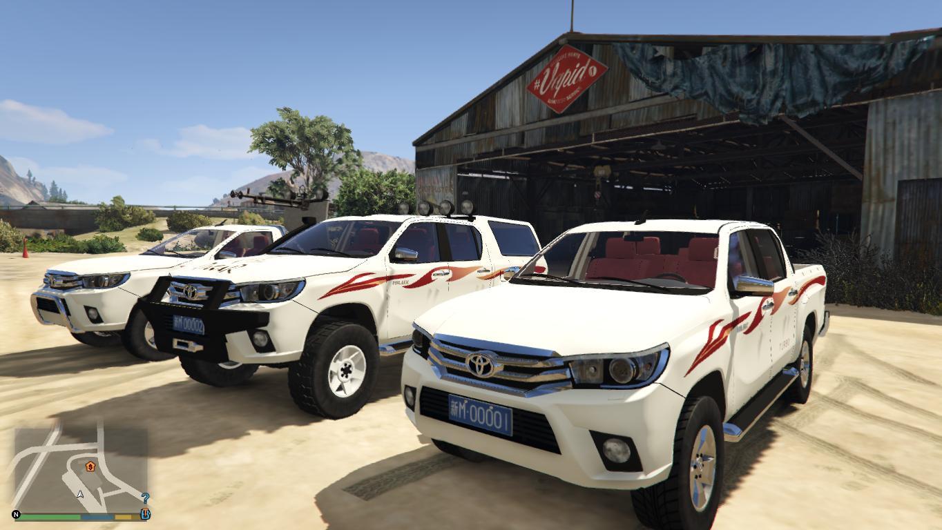 gta 5 toyota hilux replace