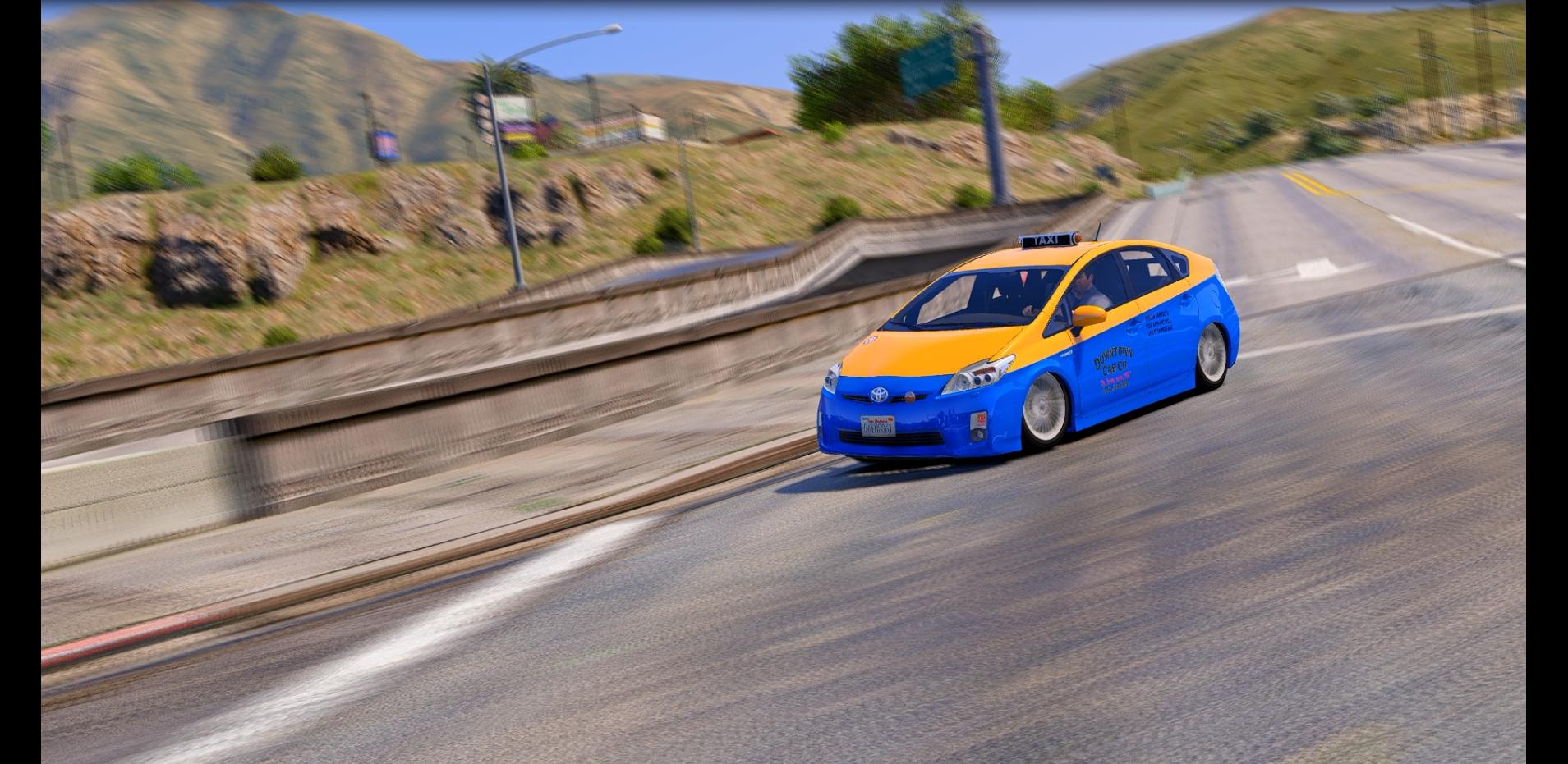 Toyota Prius Taxi [Add-On / Replace | Wipers | Template] - GTA5-Mods.com