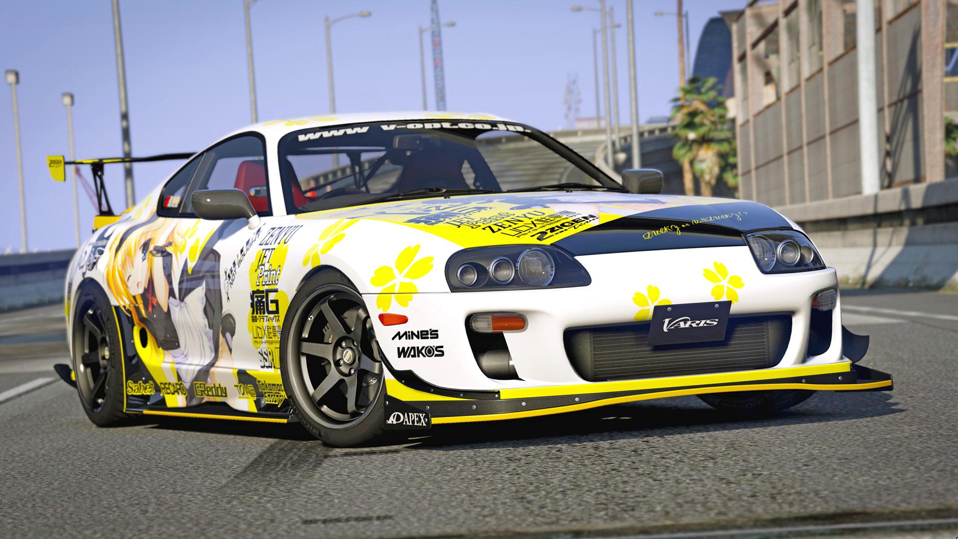 Toyota supra drift gta 5 фото 49