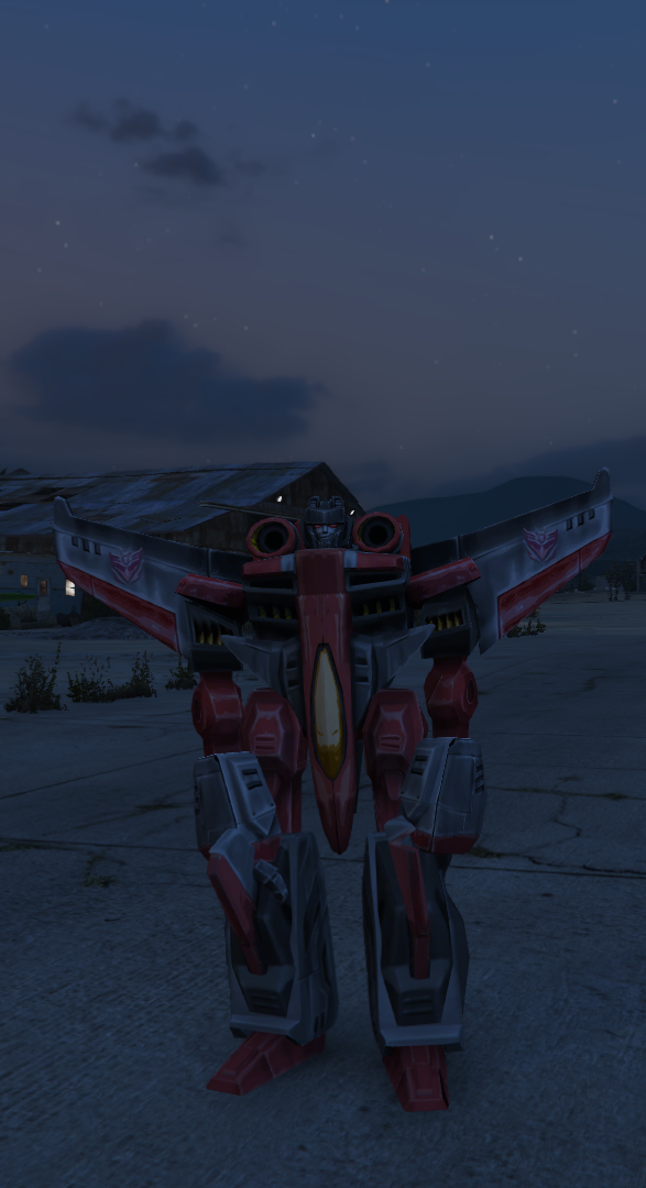 Transformers Starscream Armada Add On Ped GTA5 Mods