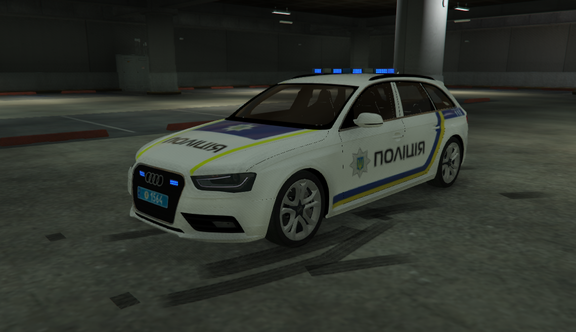 Ukrainian Police Audi A4 Avant - GTA5-Mods.com