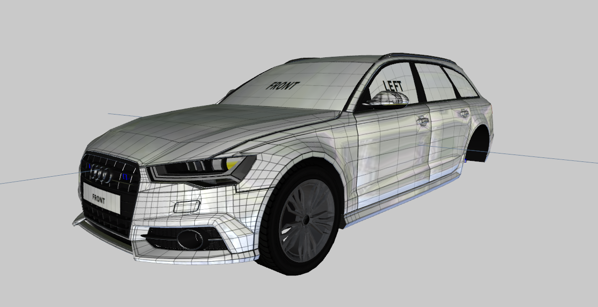 Audi A6 (C7) avant 2018 Modèle 3D
