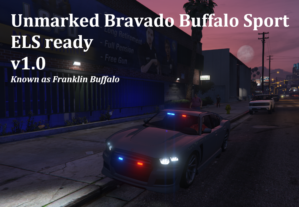 Unmarked Fib Buffalo S Franklin Car Els Ready Add On Gta5 Mods Com