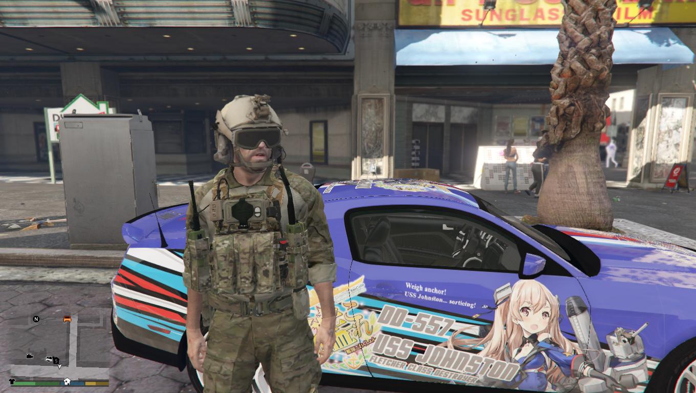 USS Johnston DD-557 Kantai Collection Itasha (痛車/痛车) for Ford Mustang ...