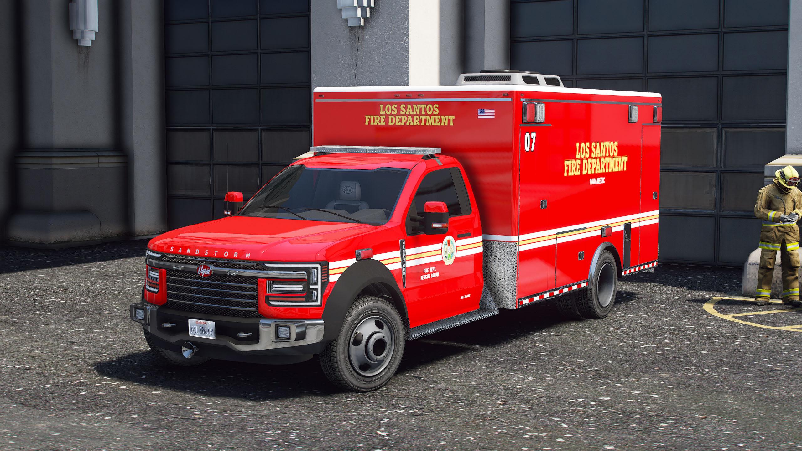 Vapid Sandstorm Ambulance [add-on 