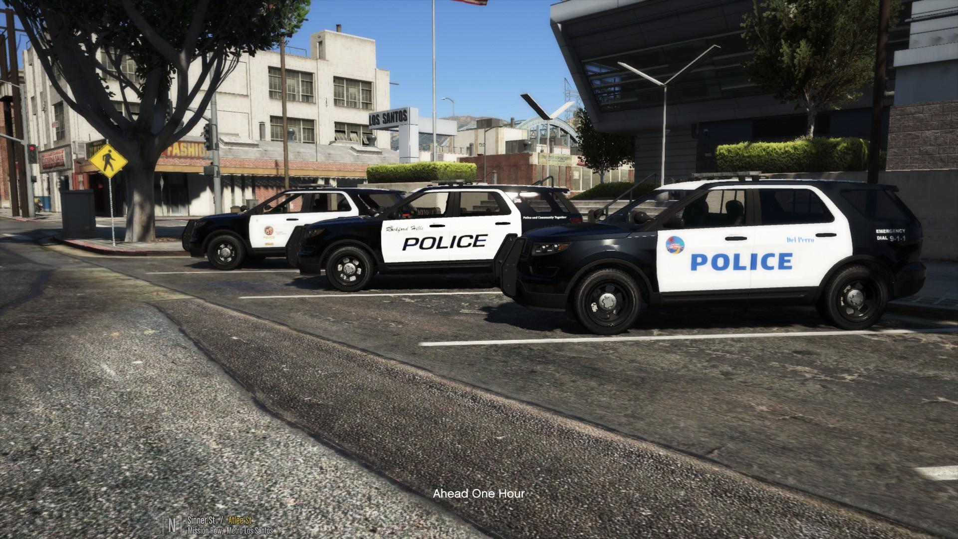 Vapid Scout Police Livery Pack (Rockford Hills Police, Del Perro PD ...