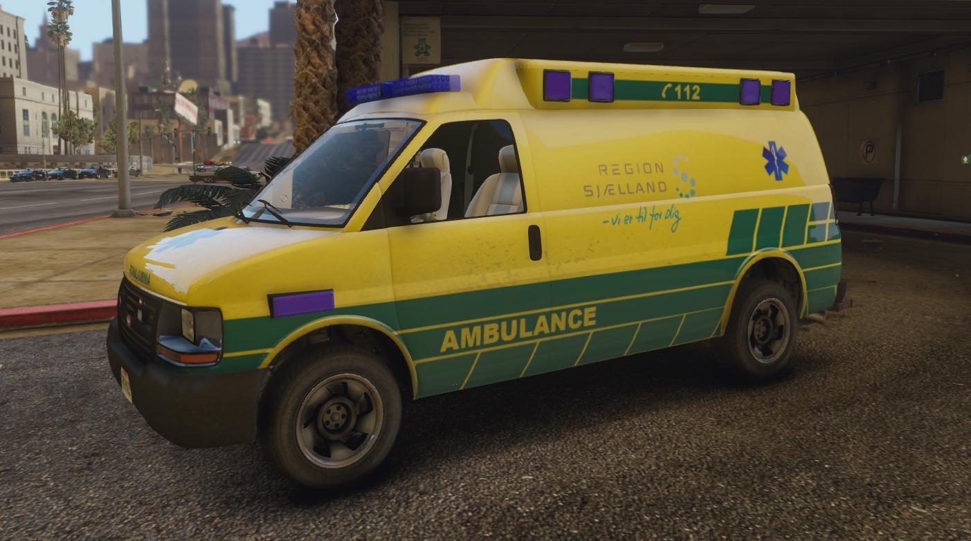 Brute ambulance gta 5 замена фото 108