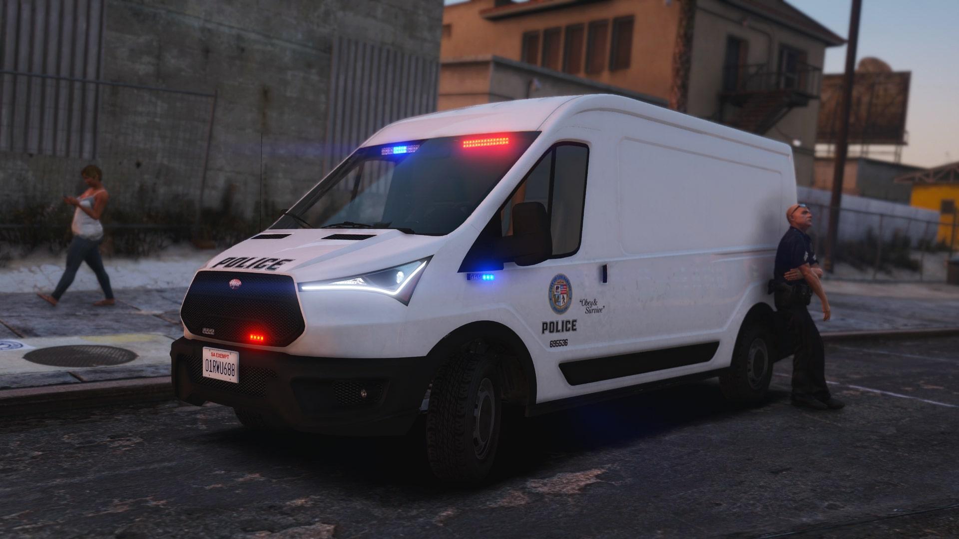 Police transporter gta 5 замена фото 26