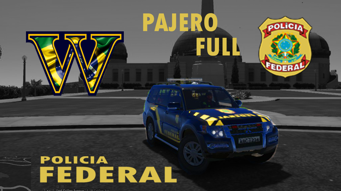 Viatura Polícia Federal Brasileira PF Mitsubishi Pajero Full - Brazilian  Federal Police (FBI) - GTA5-Mods.com