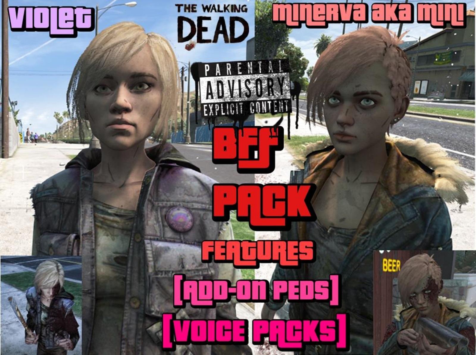 Violet & Minerva (TWD Final Season) [Addon-On Ped] + [Voice Pack] -  GTA5-Mods.com