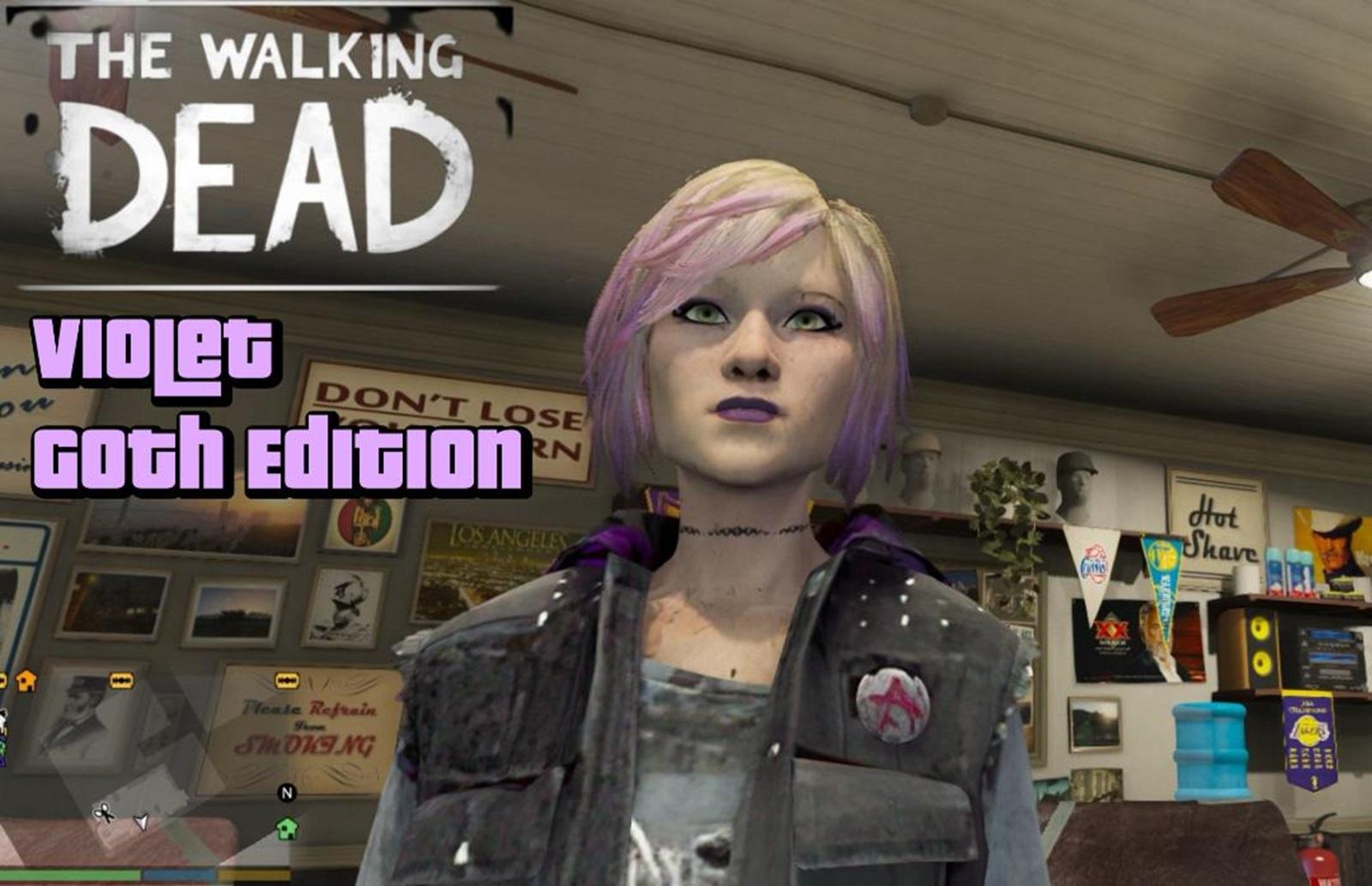 Violet (TWD Final Season) Goth Edition [Add-On Ped] - GTA5-Mods.com