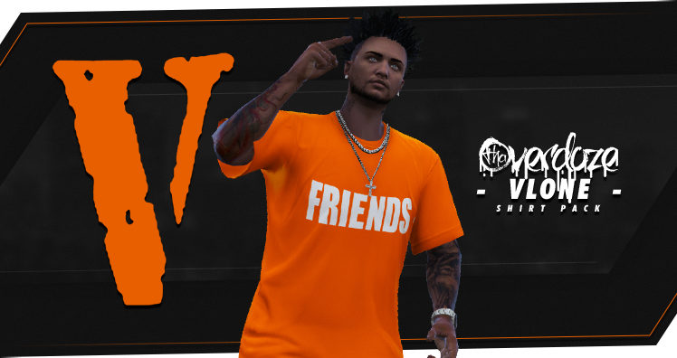Rapper T-Shirt Pack For MP Male 