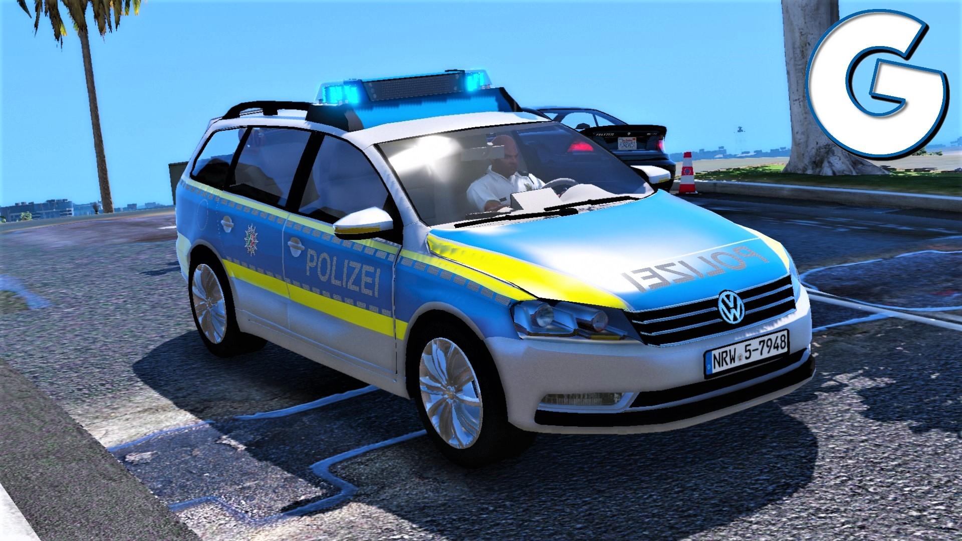 VW Passat B7 Polizei NRW [ELS] [REFLECTION] - GTA5-Mods.com