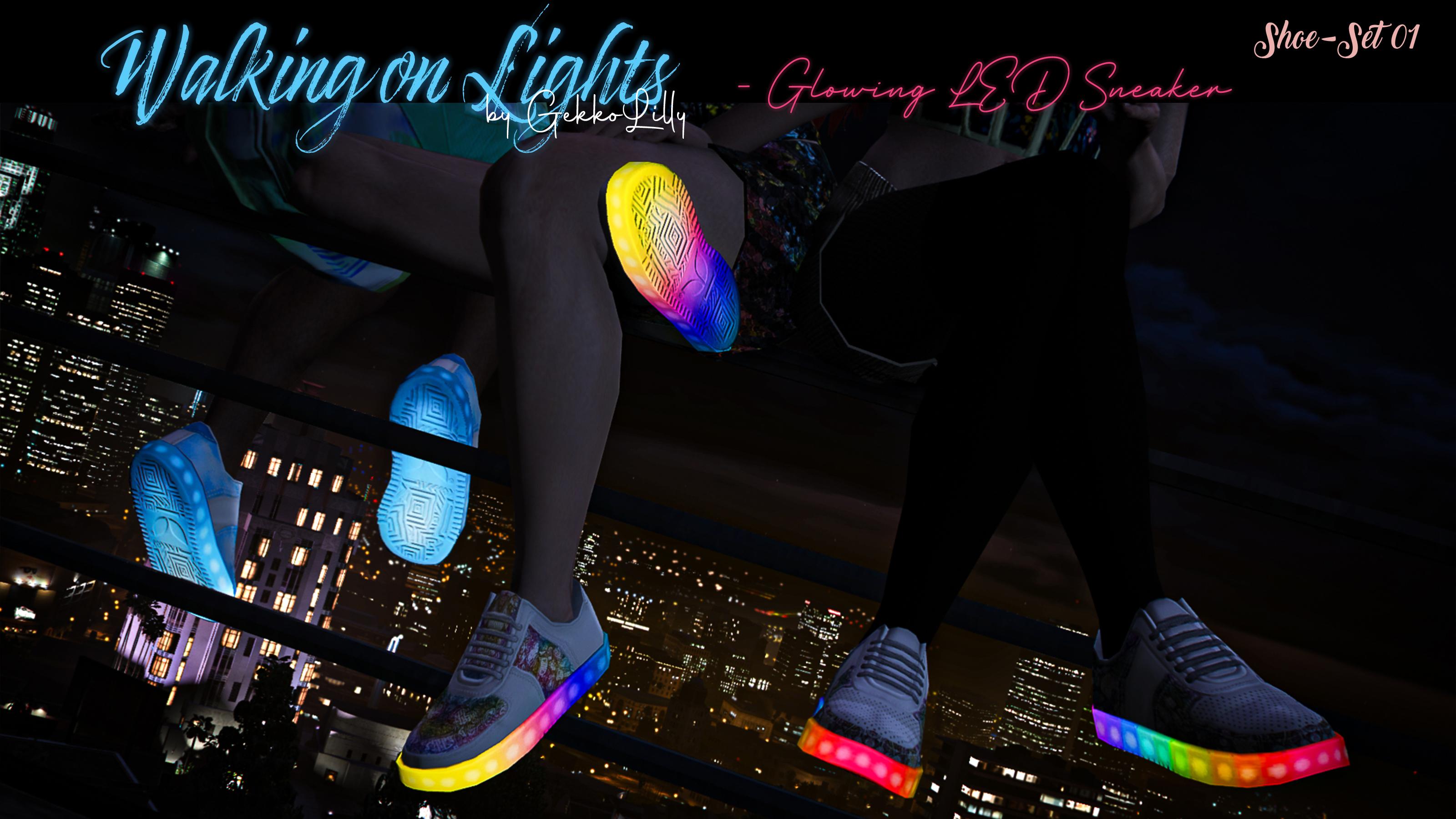 Walking On Lights Led Sneaker For Mp Male Mp Female Gta Mods Com