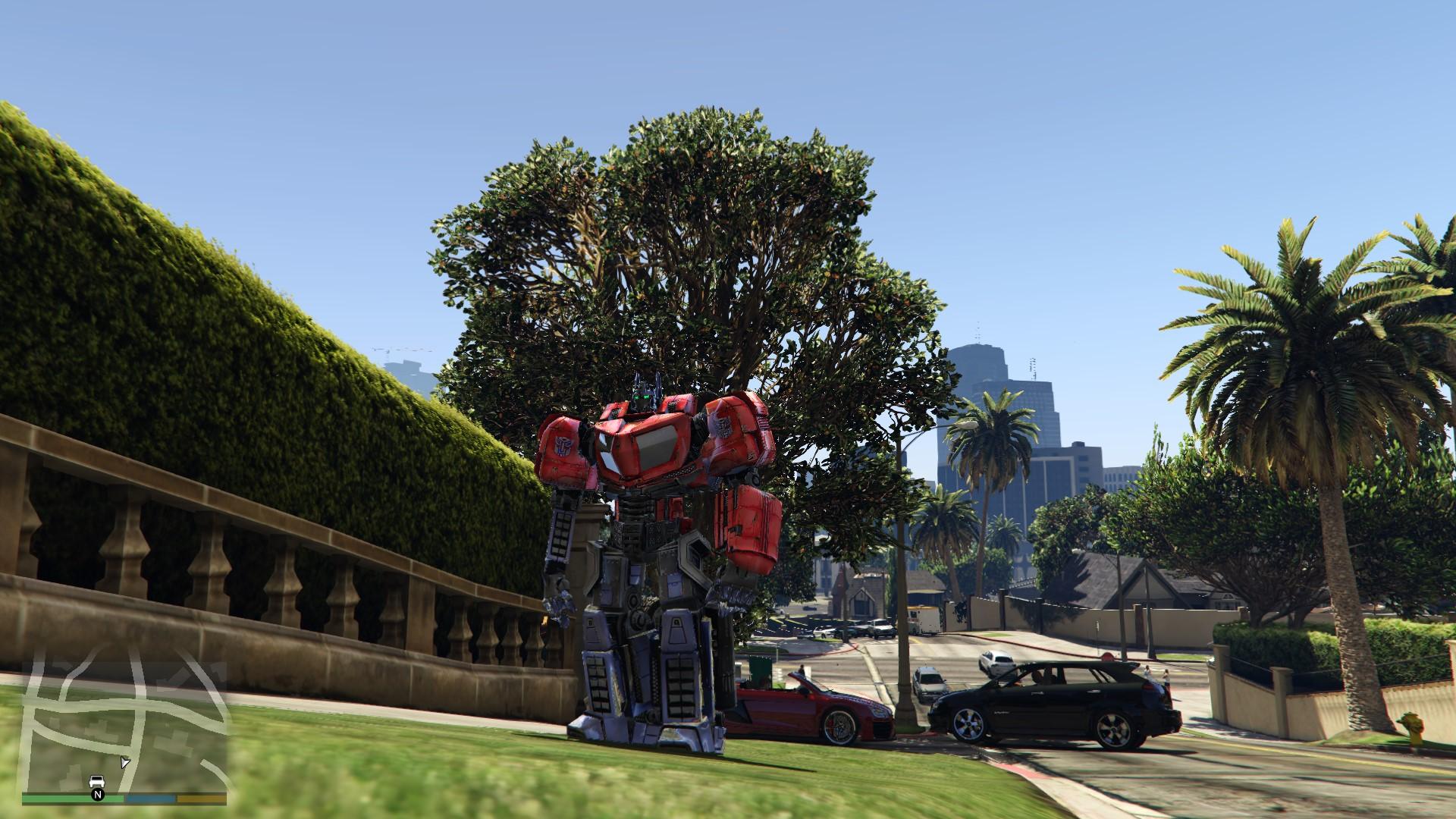 GTA 5 Mods Optimus Prime Transformer - GTA 5 Mods Website