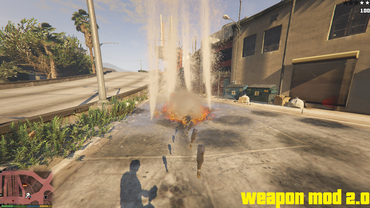 Weapons Mod Flamethrower Water Flame Steam Flares Etc Gta5 Mods Com