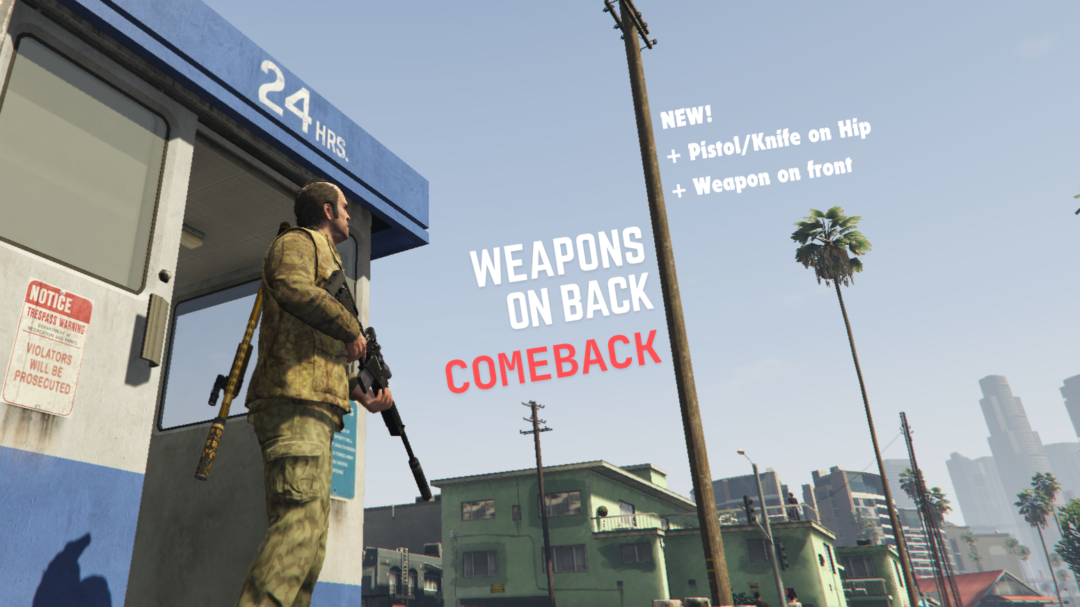 Weapons On Back - Comeback - GTA5-Mods.com