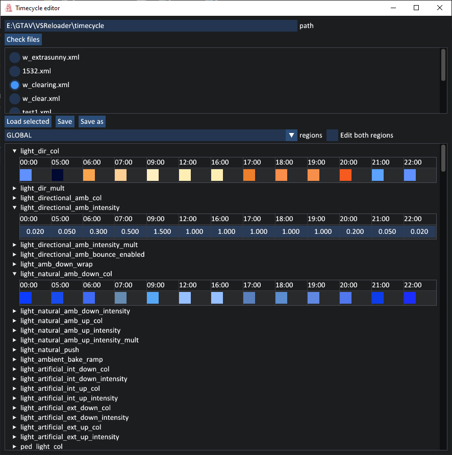 Weather timecycle file editor - GTA5-Mods.com