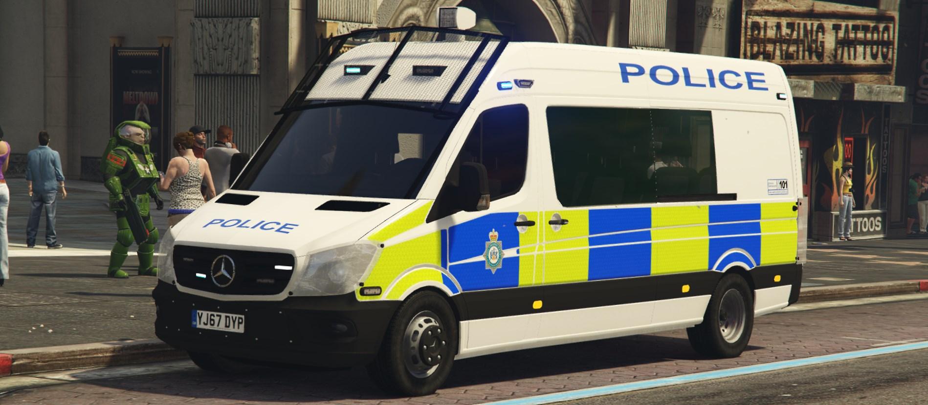 West Yorkshire Police Livery for the Mercedes Sprinter - GTA5-Mods.com