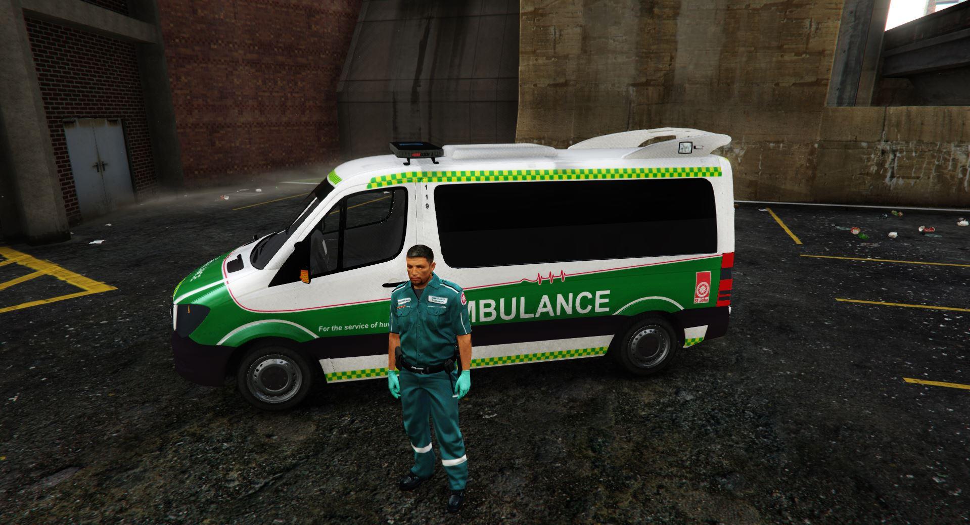 Paramedic gta 5 mod фото 3