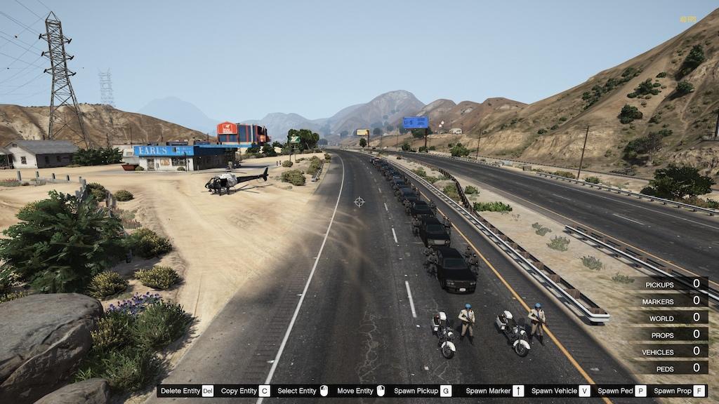 Working Presidential Convoy With Closed Roads Gta5