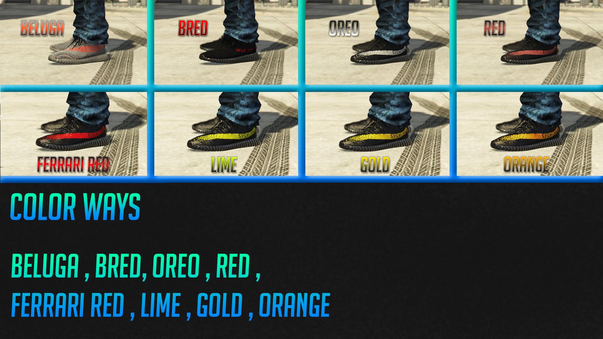 Download Supreme Yeezy Boost 350 for GTA 5