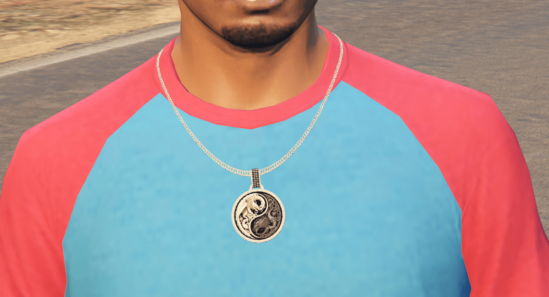 Yin Yang Chain For MP Male GTA5 Mods