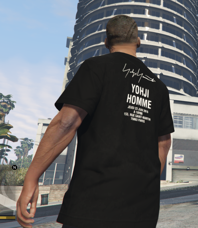 YOHJI YAMAMOTO Tee - GTA5-Mods.com