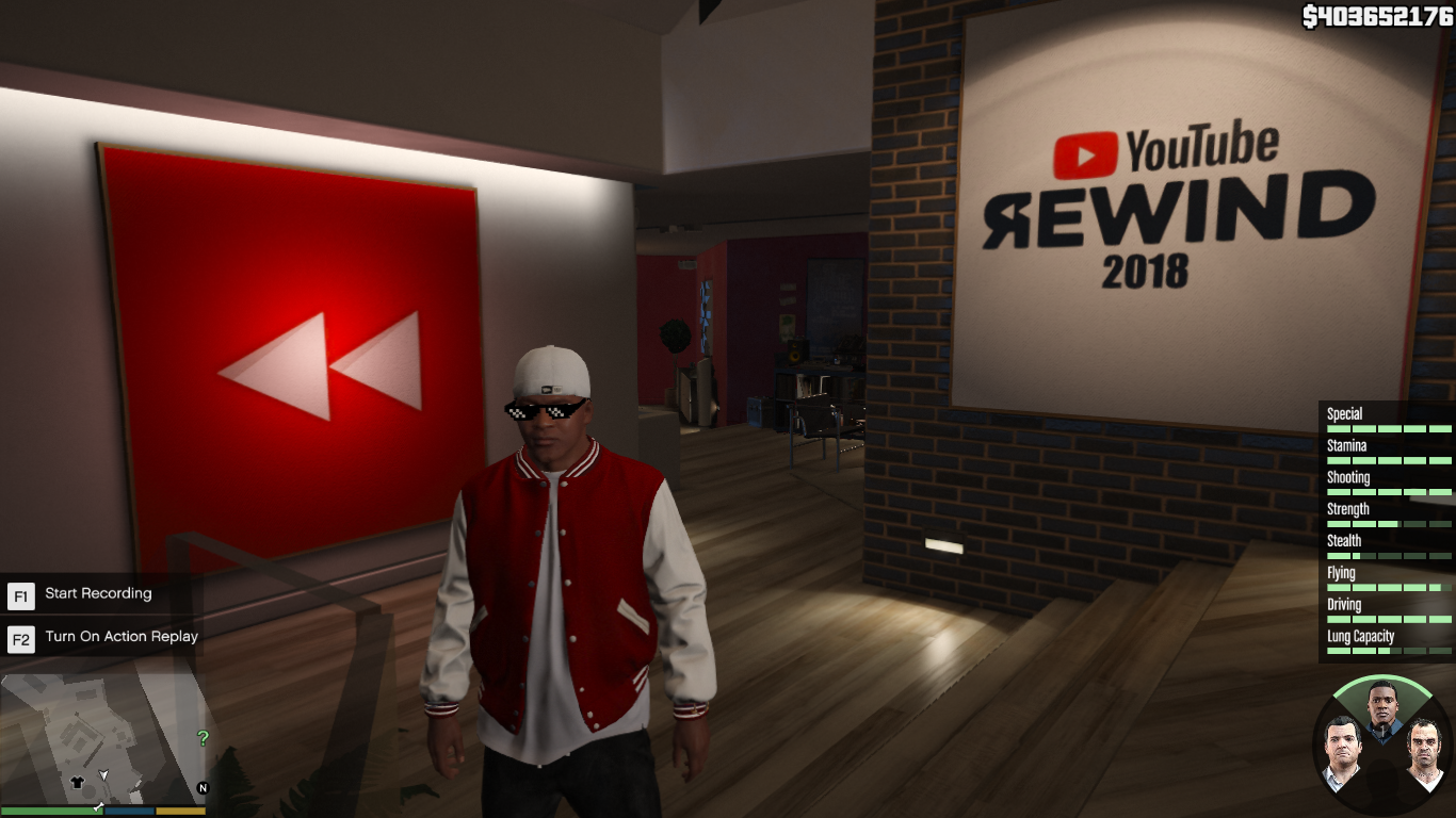 YouTube Rewind Interior for Franklin SafeHouse - GTA5-Mods.com