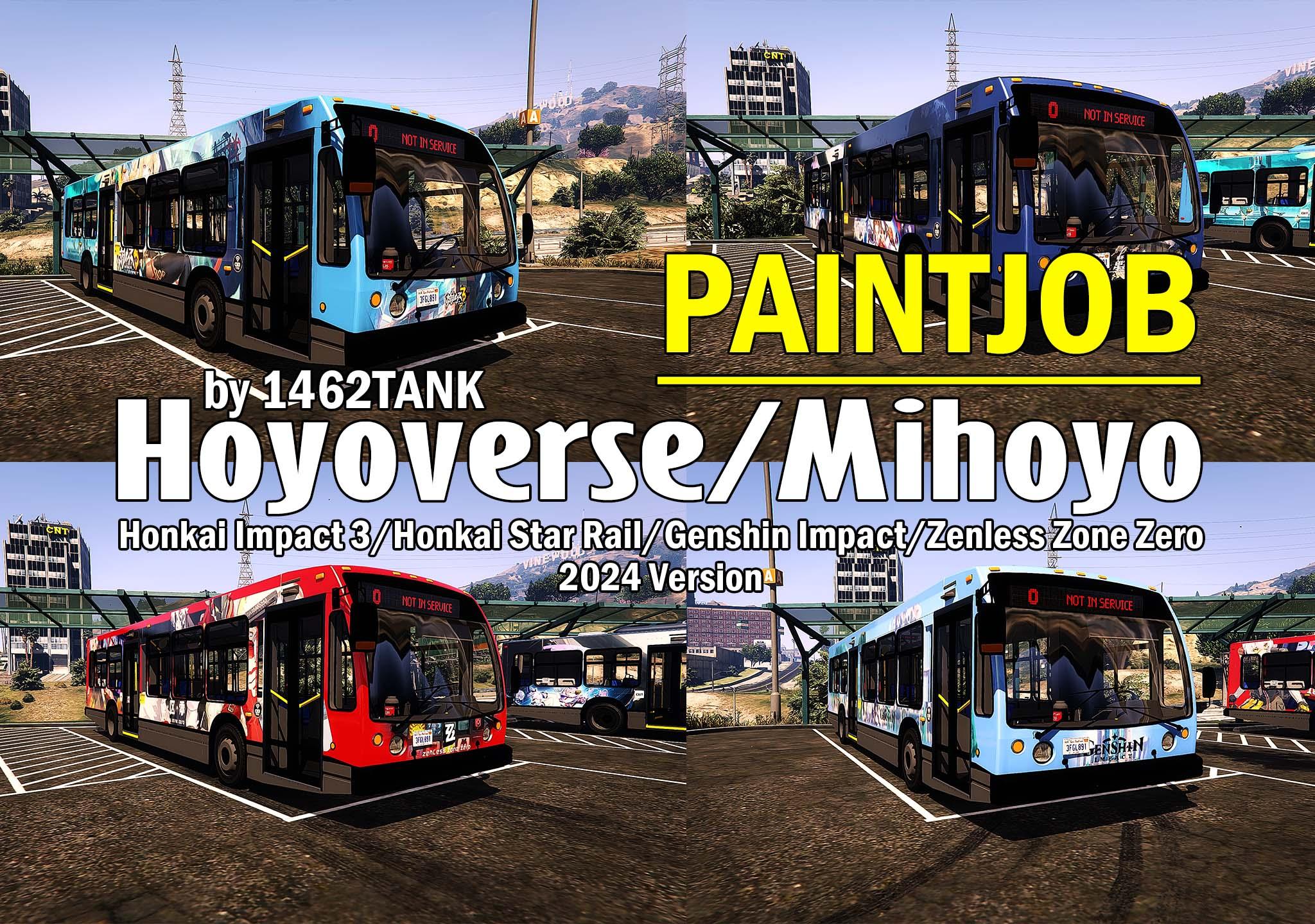 YRT Based LS Transit 2nd Generation Novabus LFS 2024 Mihoyo/Hoyoverse ...