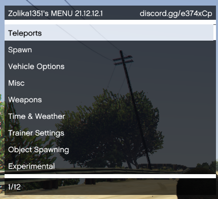Zolika1351's Zone - GTA V Chaos Mod effects