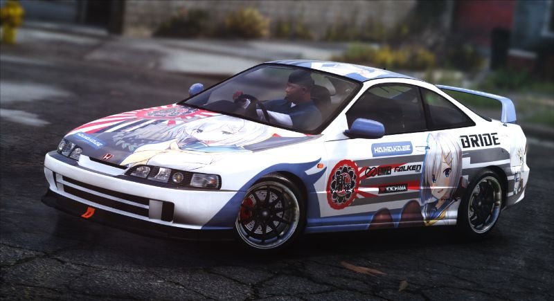 浜風 KanColle Itasha Livery for 2000 Honda Integra Type-R - GTA5-Mods.com