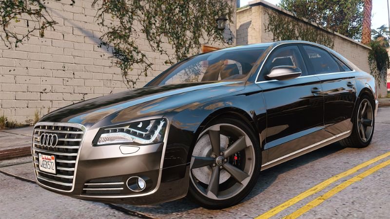 2010 Audi A8 Fsi [add-on   Replace] - Gta5-mods.com