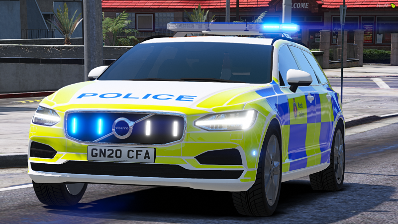 2020 Kent Police Volvo V90 [ELS] - GTA5-Mods.com