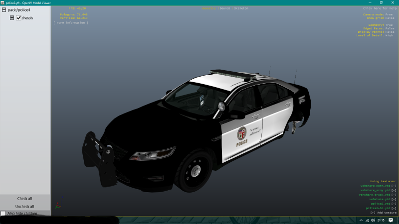 4K LAPD skin for Ford Taurus COMPUTER EDIT - GTA5-Mods.com